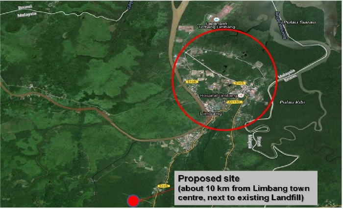 Satellite Map Limbang SSTP