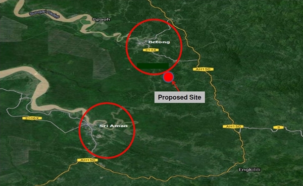 Proposed Site Betong SSTP